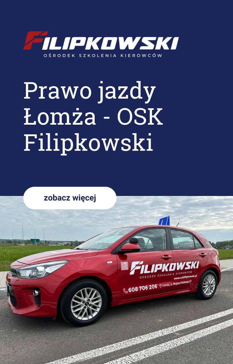 Wczasy z prawem jazdy OSK Filipkowski Łomża